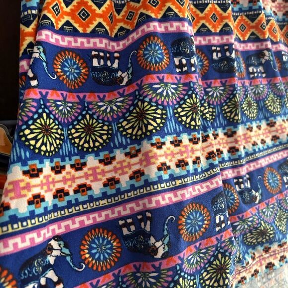 Kiss Colorful Patterned High Low Dress M 10/12 - Picture 14 of 16